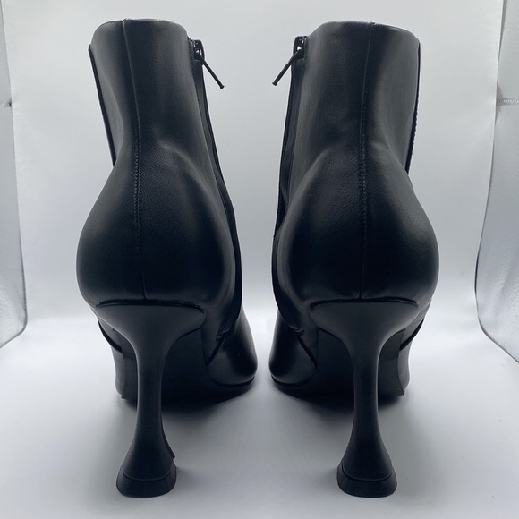 NORDSTROM OPEN EDIT BLYTHE BOOTIE FLARED HEEL BLACK WOMEN’S SZ 10M - Picture 5 of 11